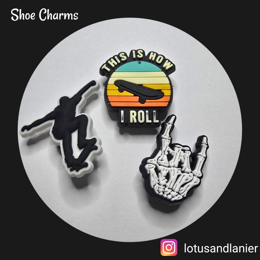 Shoe Charms This Is How I Roll Set Of 3